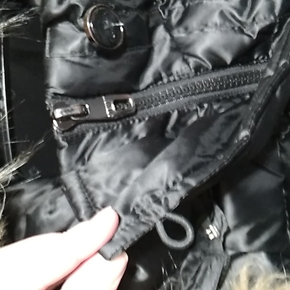 Steven By Steve Madden Coat W Faux Fur Removable Hood Sz.M Like New - Picture 10 of 16